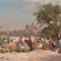 Marche aux Fleurs a Paris